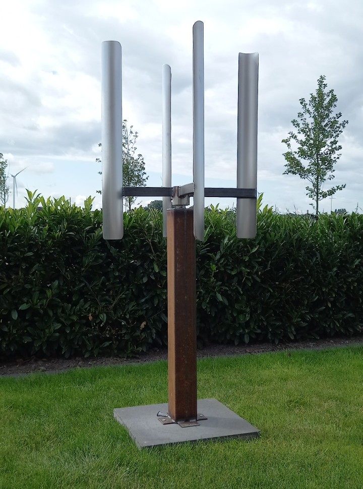 Cortenstaal windsculptuur